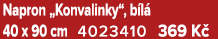 Napron „Konvalinky“, b l 40 x 90 cm 4023410 369 K 